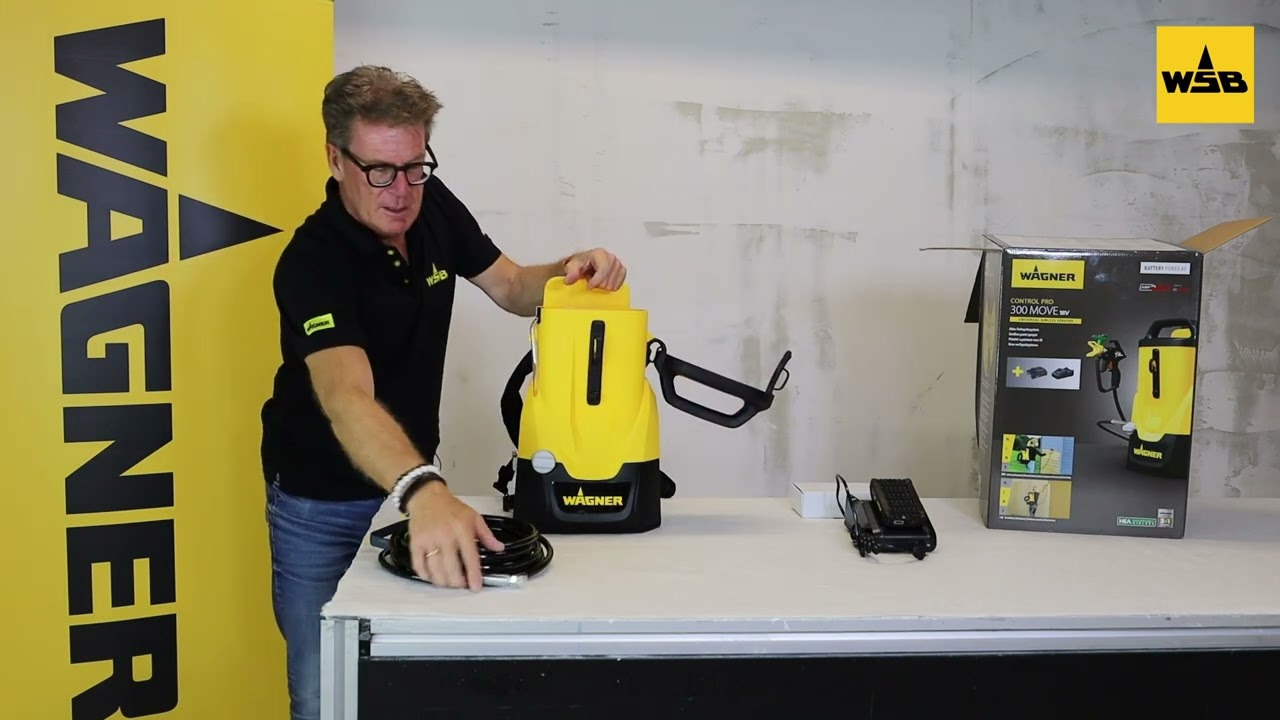 Unboxing - WAGNER Control Pro 300 MOVE verfspuit