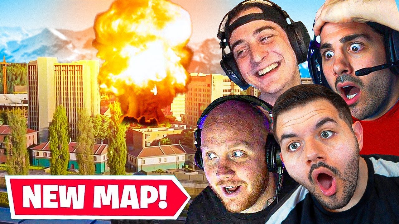STREAMERS REACT TO THE NEW WARZONE MAP! (Live Reaction)