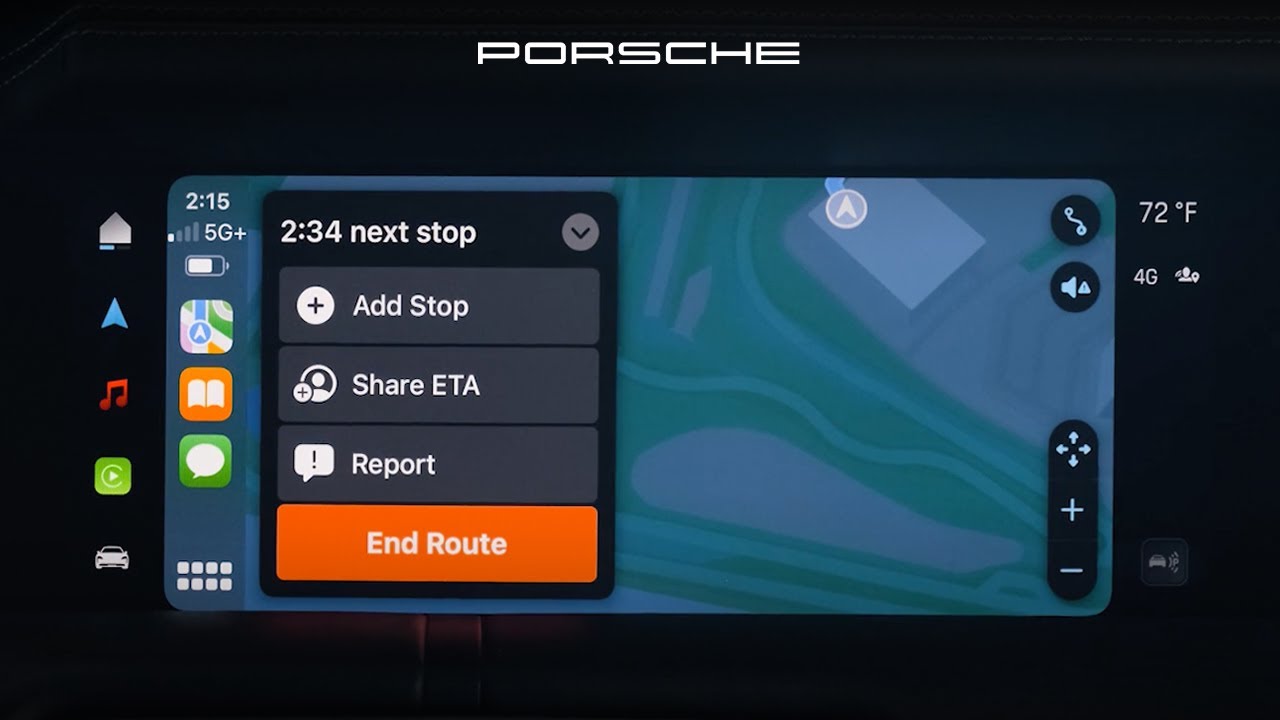 Знай свой Porsche | Как использовать Apple Maps для прокладки маршрутов электромобиля в Taycan 20...