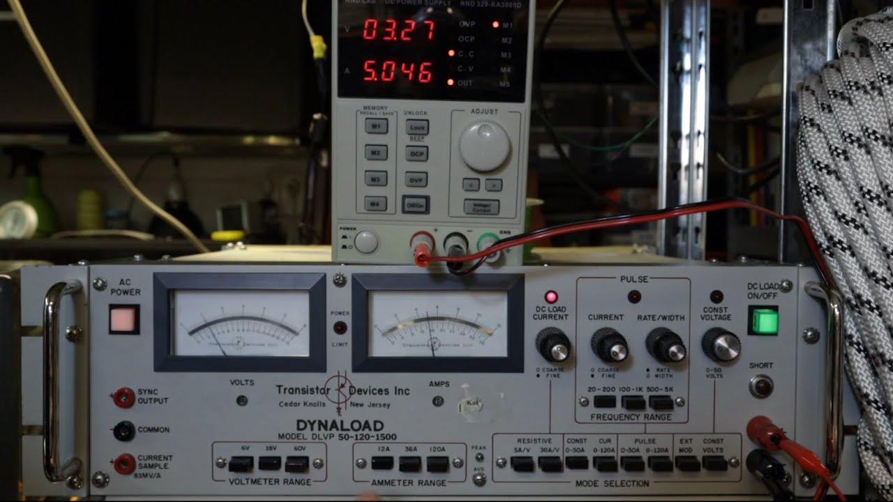 Electronic Load - Transistor Devices inc Dyna Load Model DLVP 50-120-1500 60V 120A 1500W
