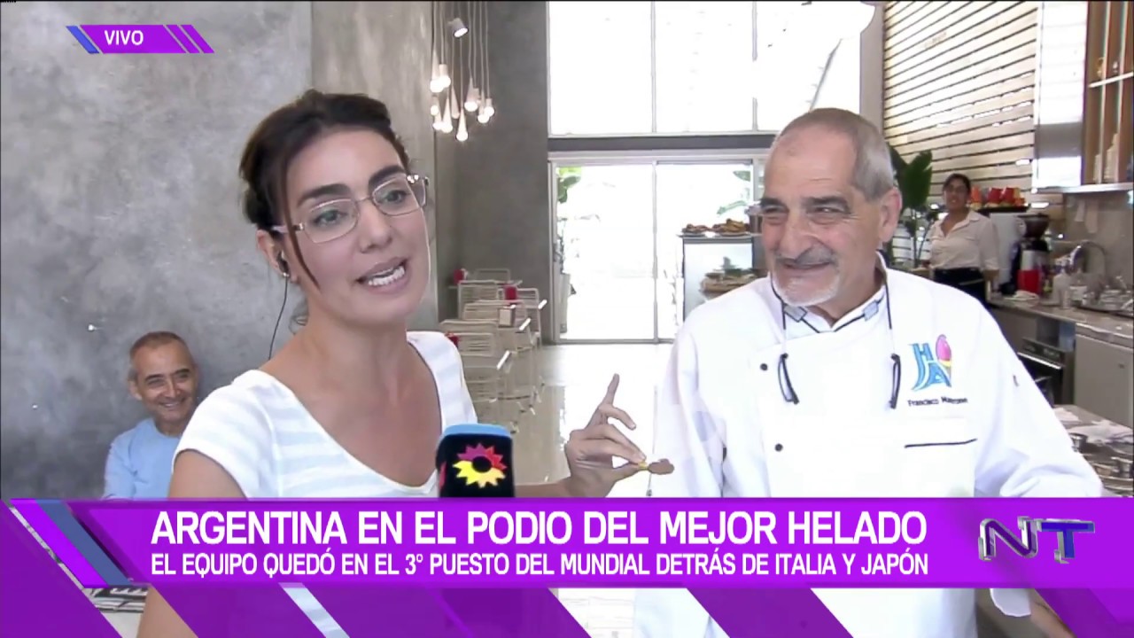 ¡Argentina en el podio del mejor helado!