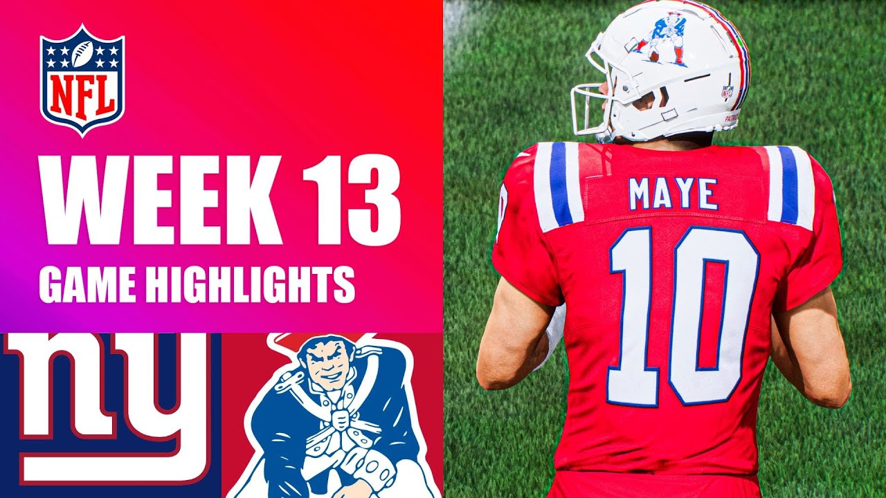 Giants vs. Patriots Week 13 - Madden 26 Simulation Highlights