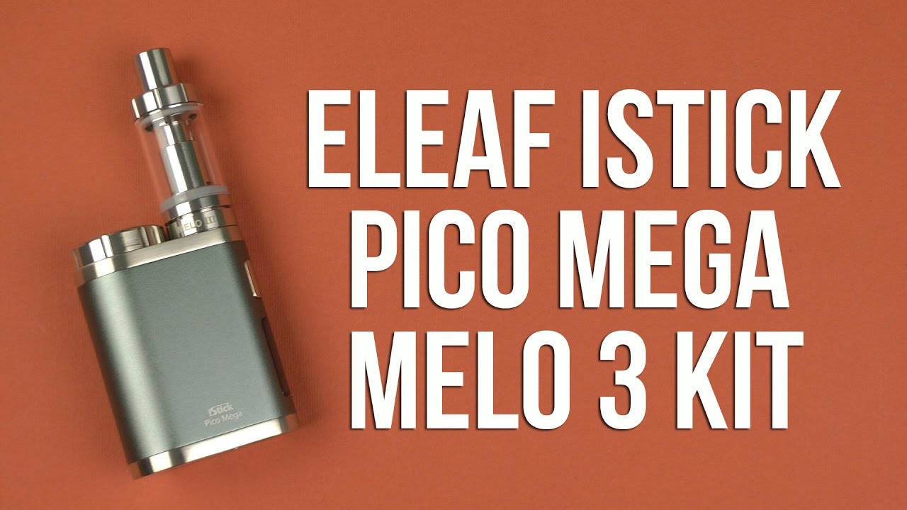 Распаковка Eleaf iStick Pico Mega MELO 3 Kit Gray