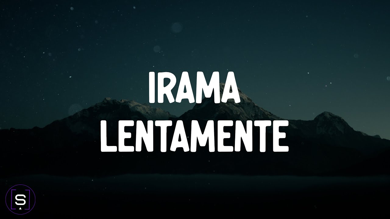 Irama - Lentamente (Testo 4K / Lyrics Video 4K) - Sanremo 2025