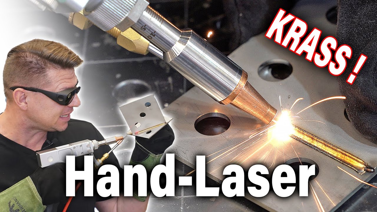 Hand-Laser Schwei&szlig;en mit 1000W Fiber Laser | UNFASSBAR gut oder alles Fake?