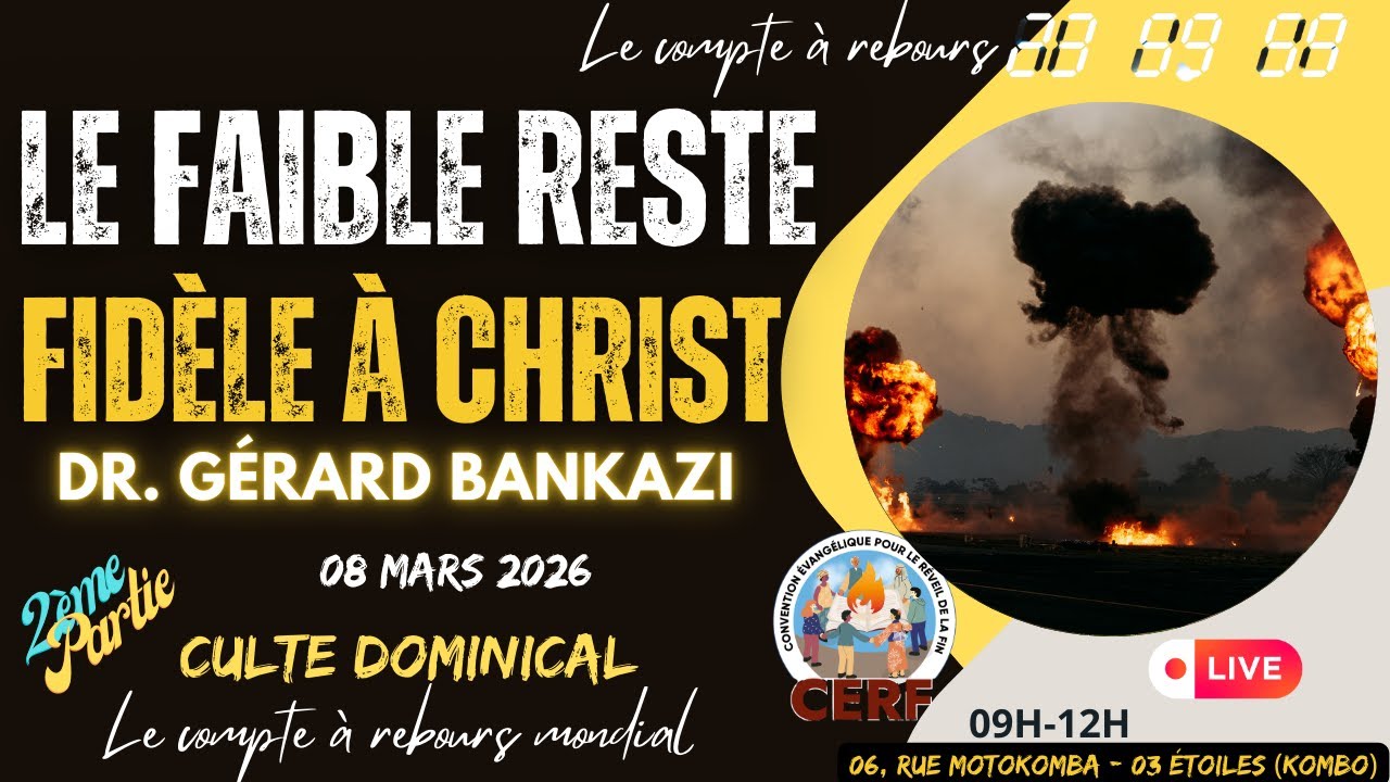 Le faible reste fidèle à Christ (2ème Partie) _ Docteur Gérard BANKAZI