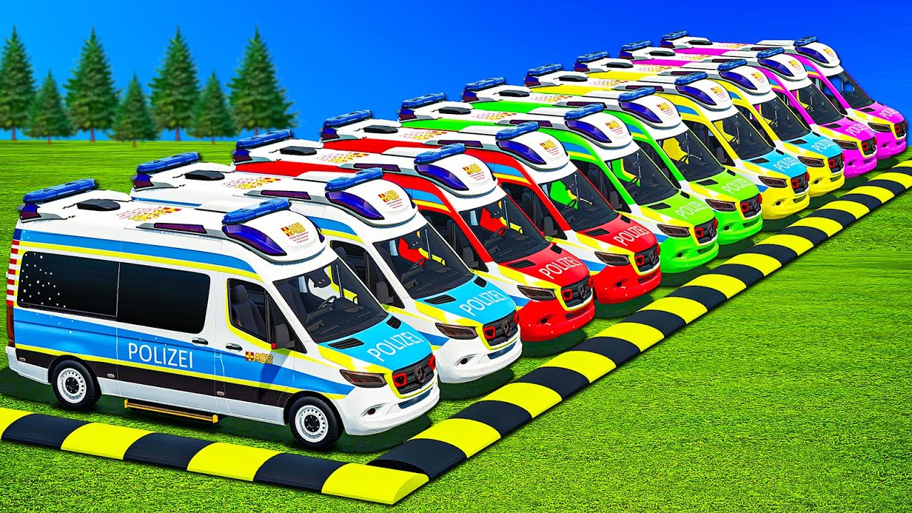 DELIVERING POLICE MERCEDES VS DAKAR MINI COOPER & MACK TRUCKS! FS 25