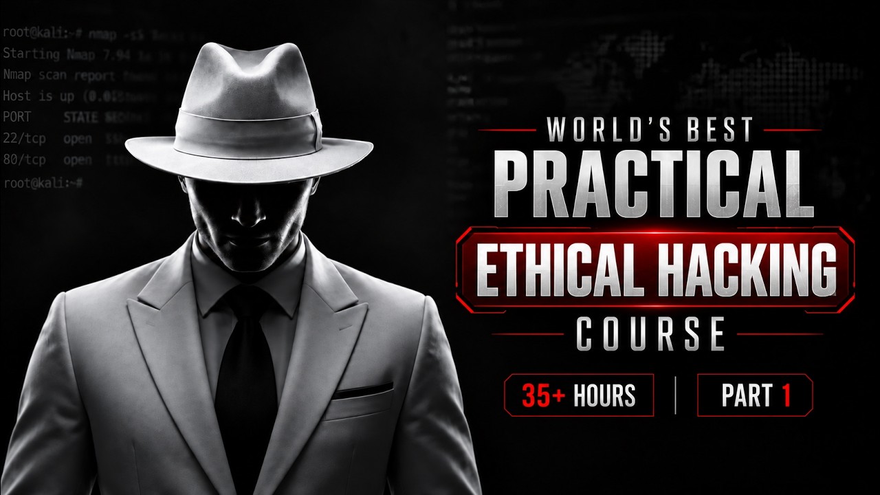 Practical Ethical Hacking Course 2026 | 35+ Hours of Hands-On Hacking | Part 1