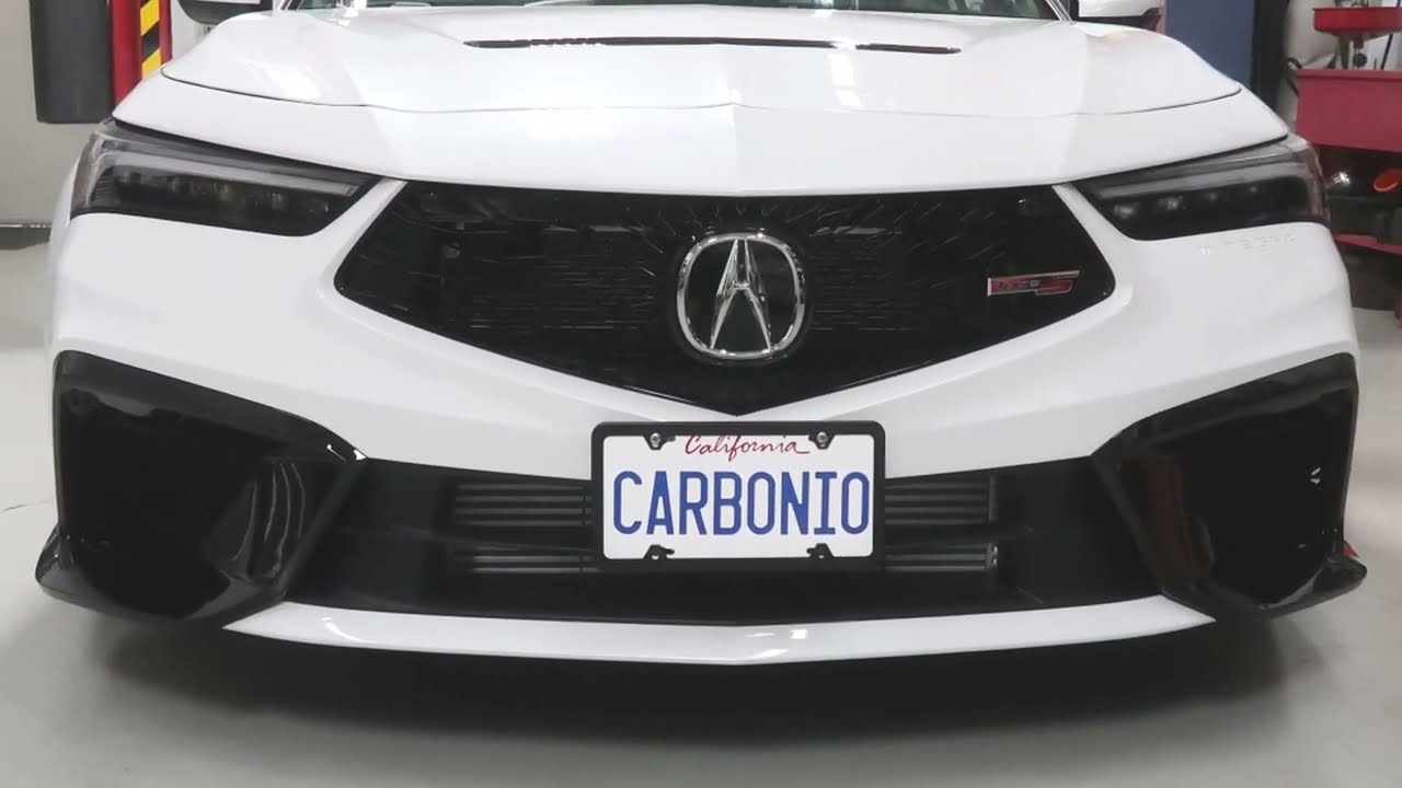 Acura Integra Type S & TLX No-Drill License Plate Mount - Carbonio