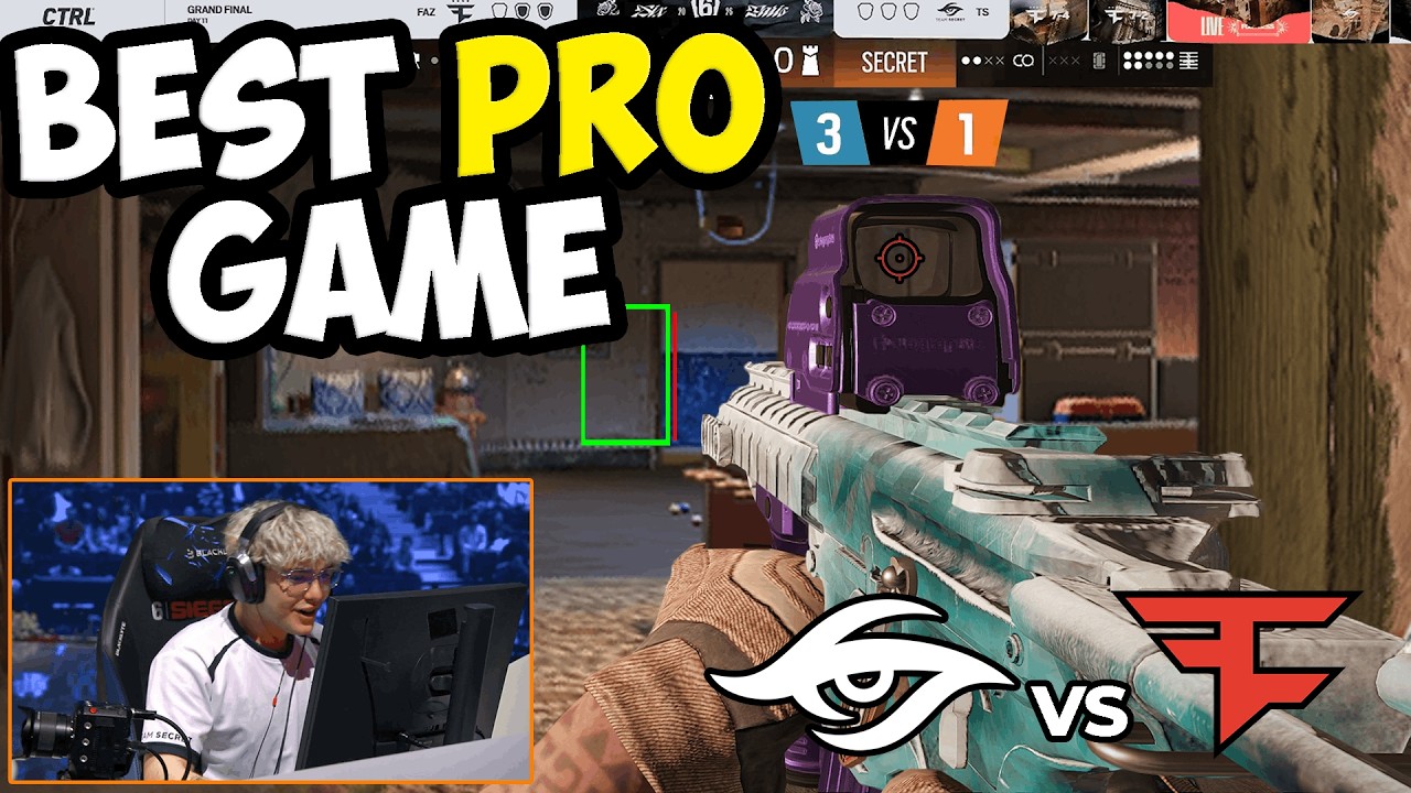 The BEST Rainbow Six Pro League Match Ever Played (Full Game)
