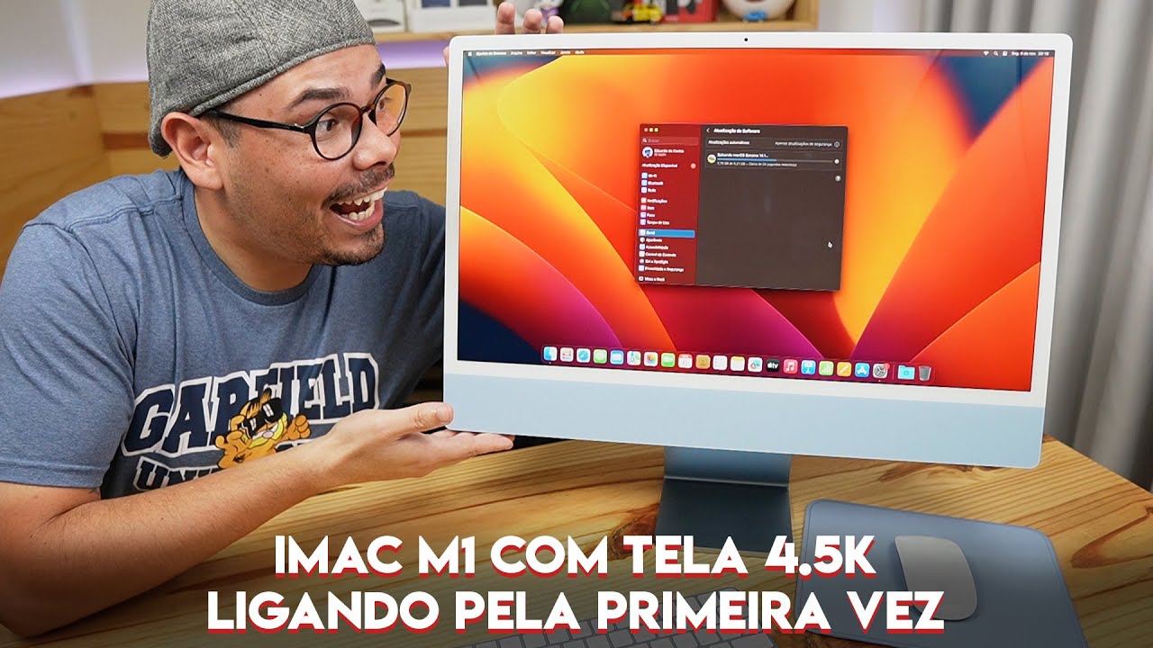 LIGANDO PELA PRIMEIRA VEZ iMAC M1 24