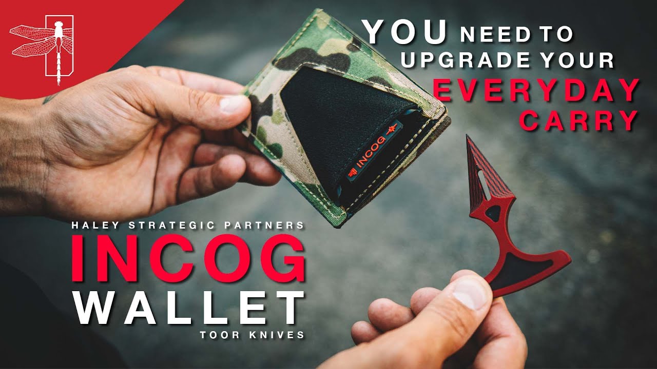 HSP INCOG Wallet with Toor Knives Snake Doctor Push Blade