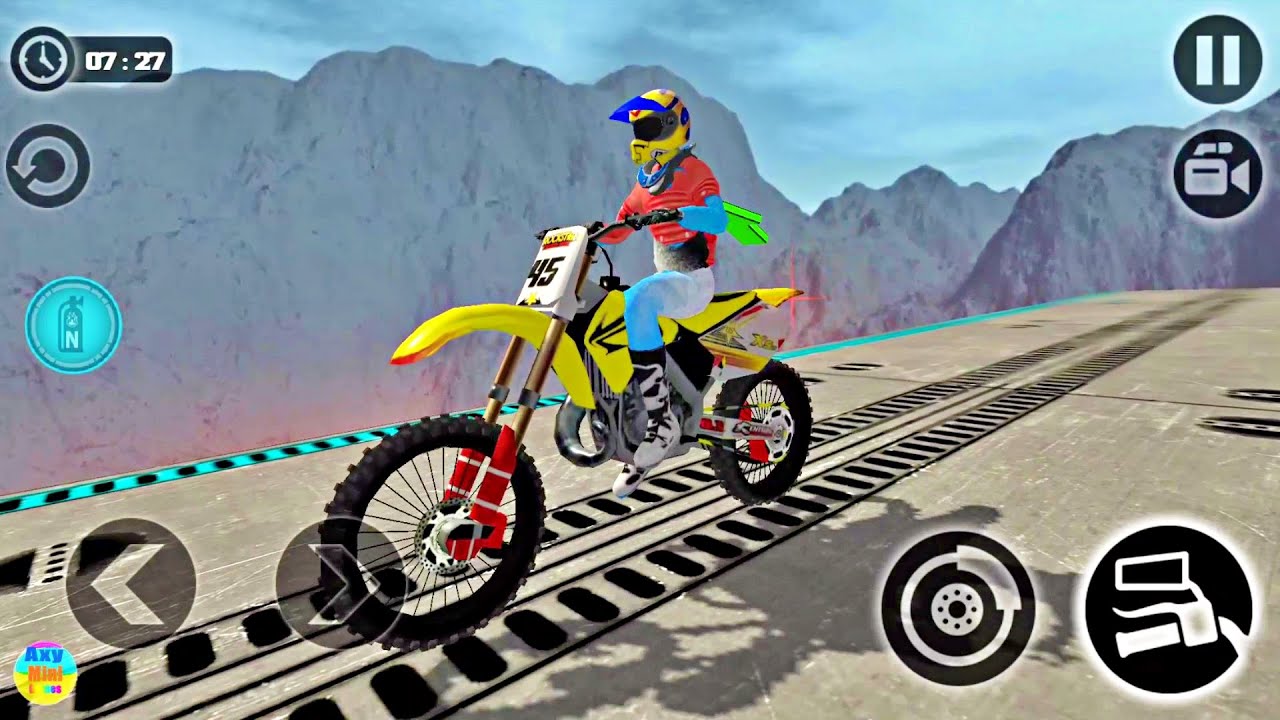 Impossible Motor Bike Tracks - New Levels Unlock - Impossible Stunts Android Gameplay