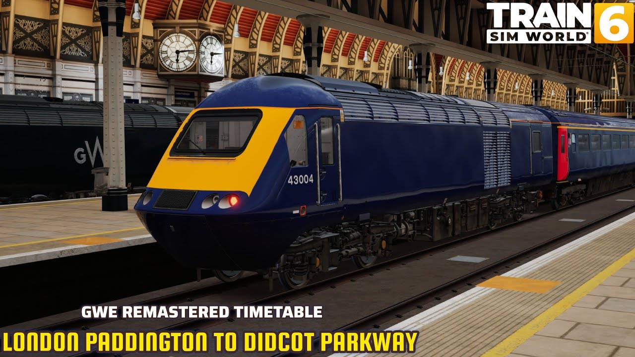 3A05 London Paddington to Didcot Parkway: GWE [REMASTERED] | Train Sim World 6