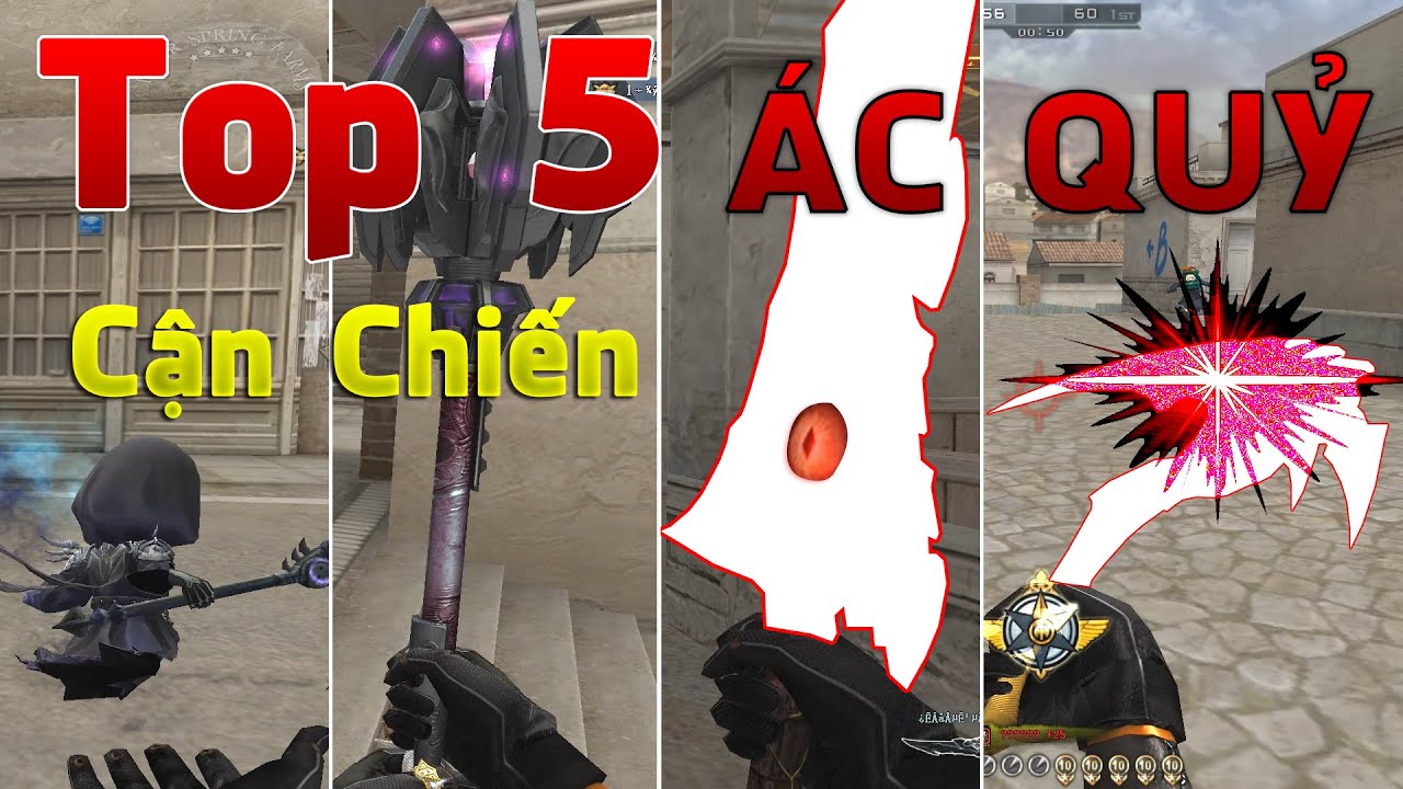 Top 5 Cận Chiến ÁC QUỶ Free Đột Kích Cực Kinh Dị!