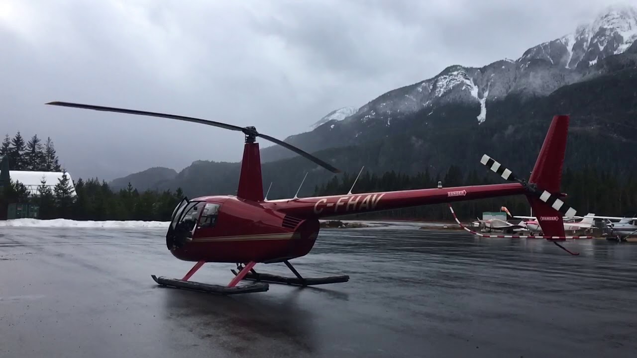 R44 Startup & Engine Sound HD 120fps