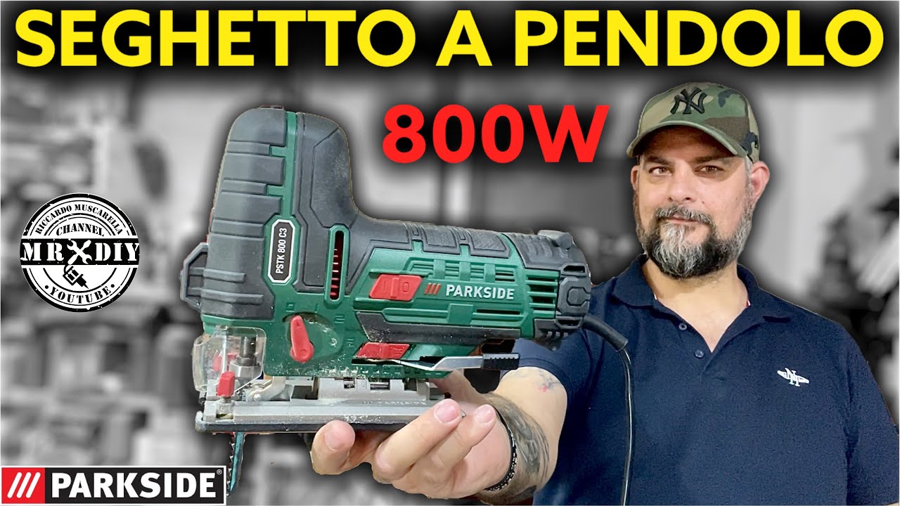 Recensione seghetto alternativo a pendolo PARKSIDE lidl. PSTK 800 C3. 800W