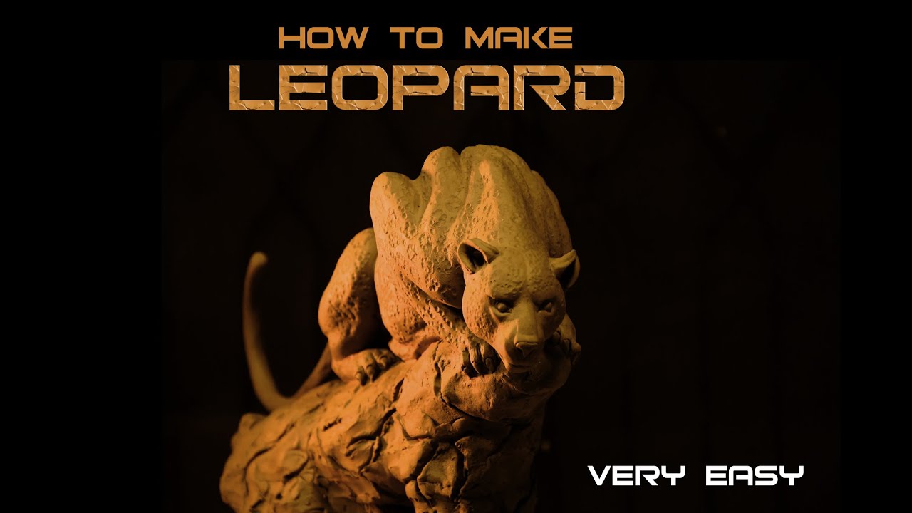 Black Panther [DIY] Sculpture ''How to make Black Panther''