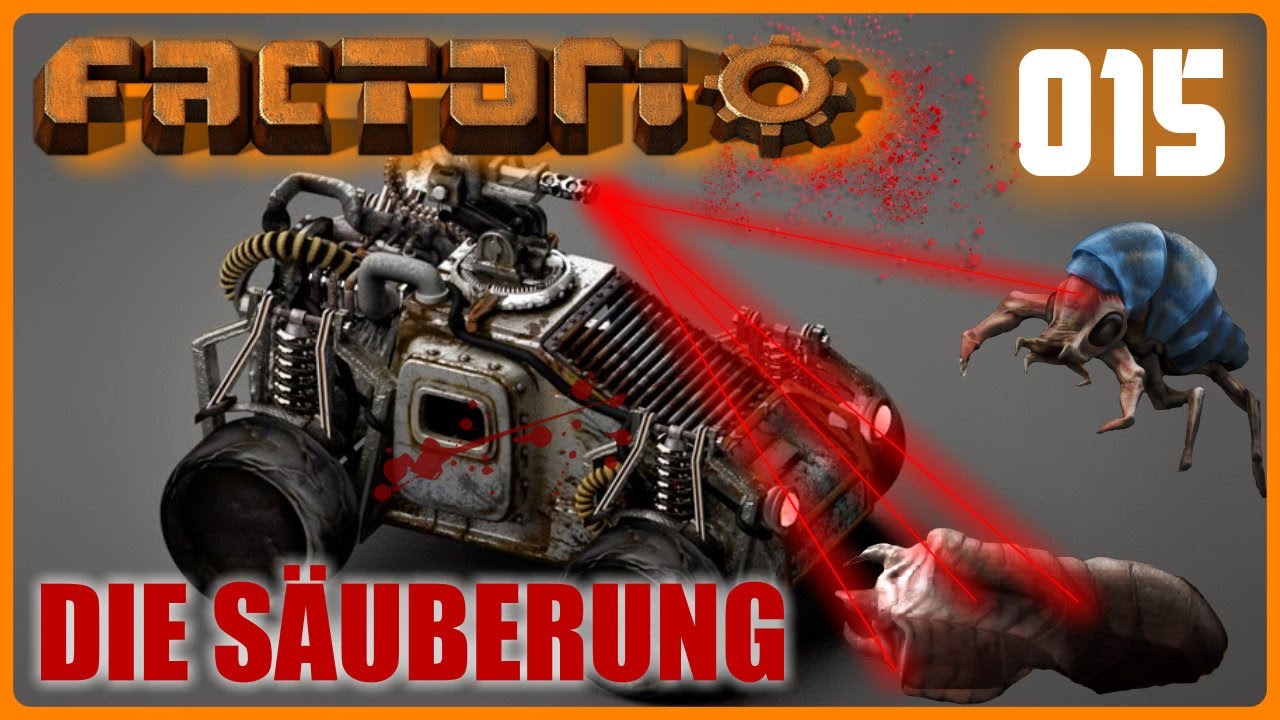 Factorio deutsch #015 Gameplay - Die Säuberung & der erste Bahnhof - Tipps & Guide, 2023. Let´s Play