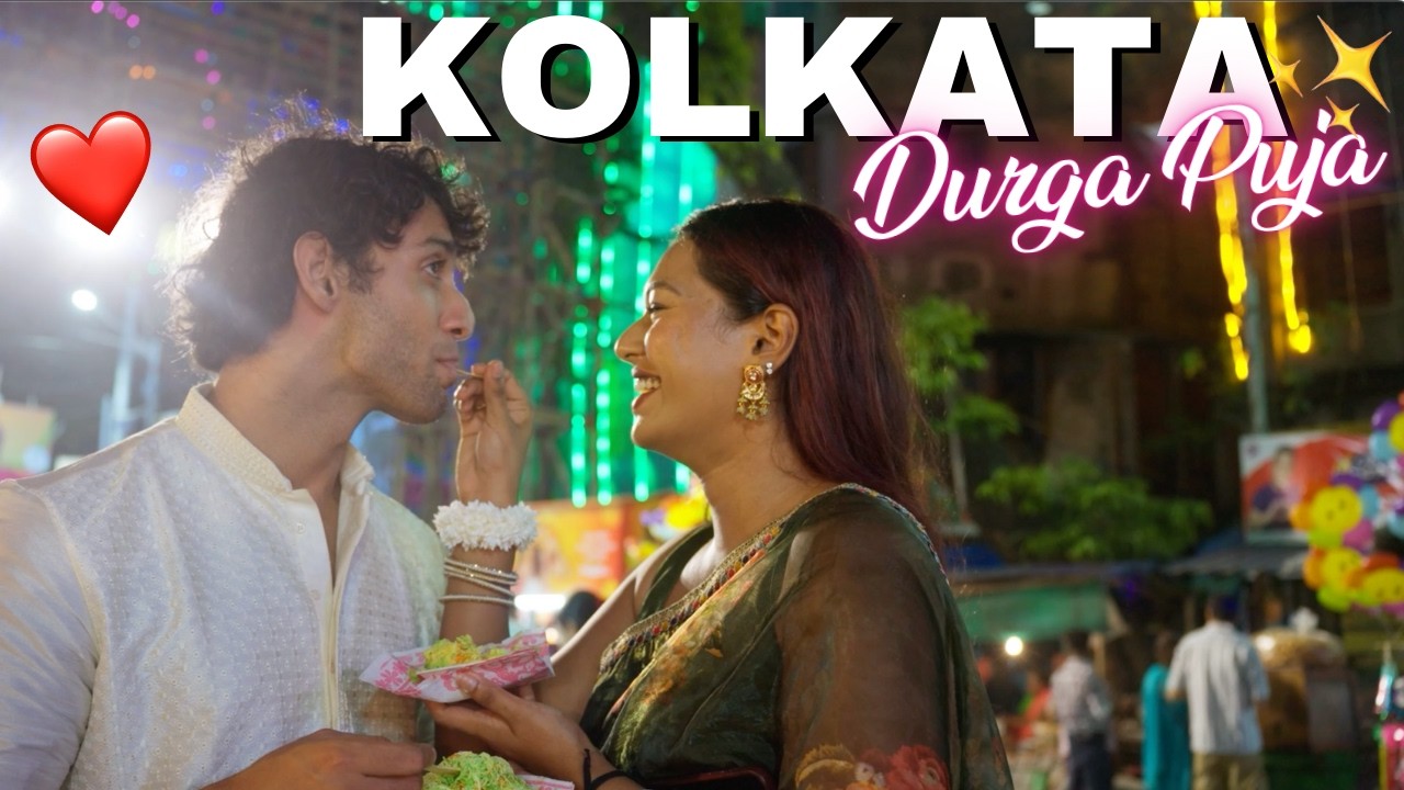 My First Sindoor Khela in Kolkata!😍 Dhunuchi Dance | Durga Puja Vlog #TravelWSar