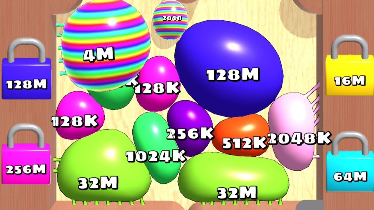 Blob Merge 3D Challenge infinity (Math Games, Level Up Blob) (Part 3)