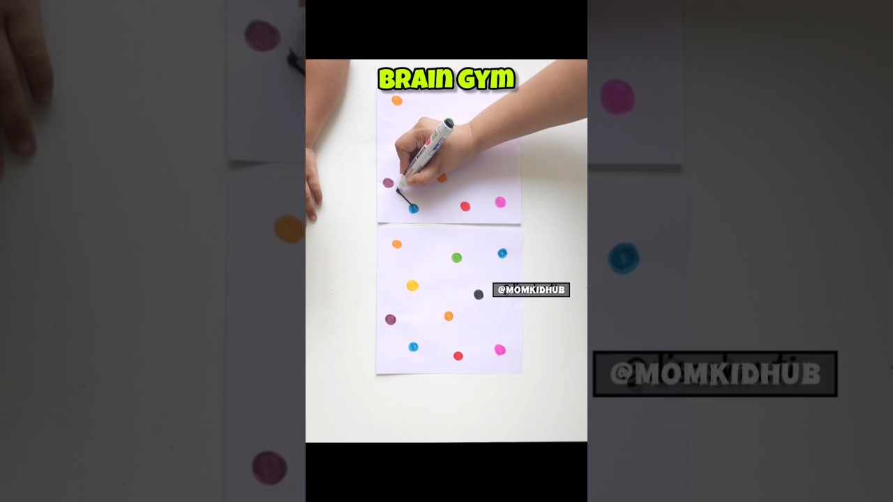 Brain Boosting Activity For Kids #kidsactivities #youtubeshorts #braingymforkids @momkidhub