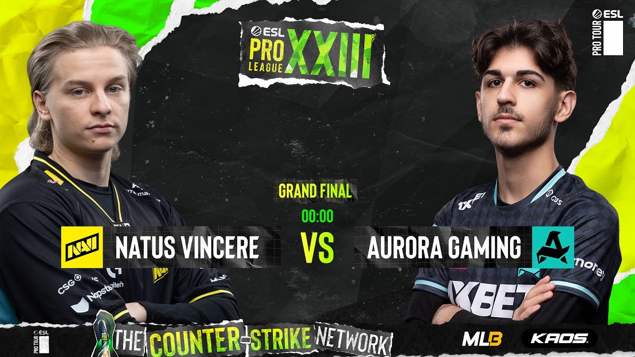 /MN/ NATUS VINCERE vs AURORA GAMING - ESL PRO LEAGUE S23 - GRAND FINAL