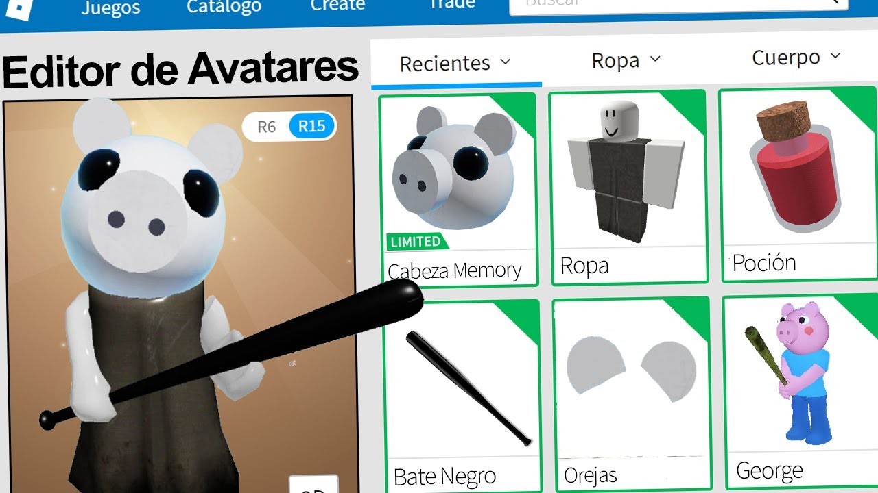 Creamos el PERFIL de MEMORY (PIGGY) en ROBLOX !! | Rovi23 Roblox