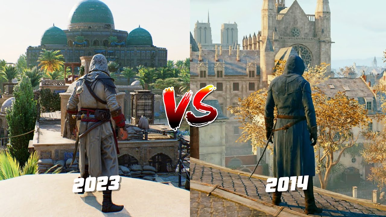Assassin's Creed Mirage Vs Assassin's Creed Unity - Gameplay Comparison