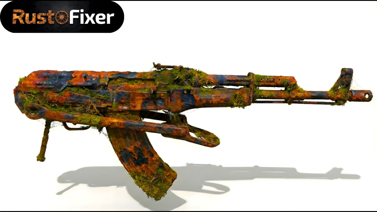 AK-47 Restoration: Turning a Rusted Scrap into a Deadly Masterpiece