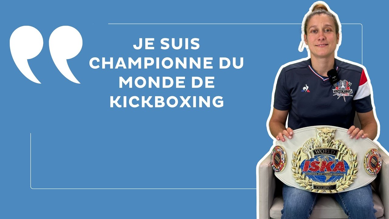 Une Audengeoise championne du Monde de kickboxing !
