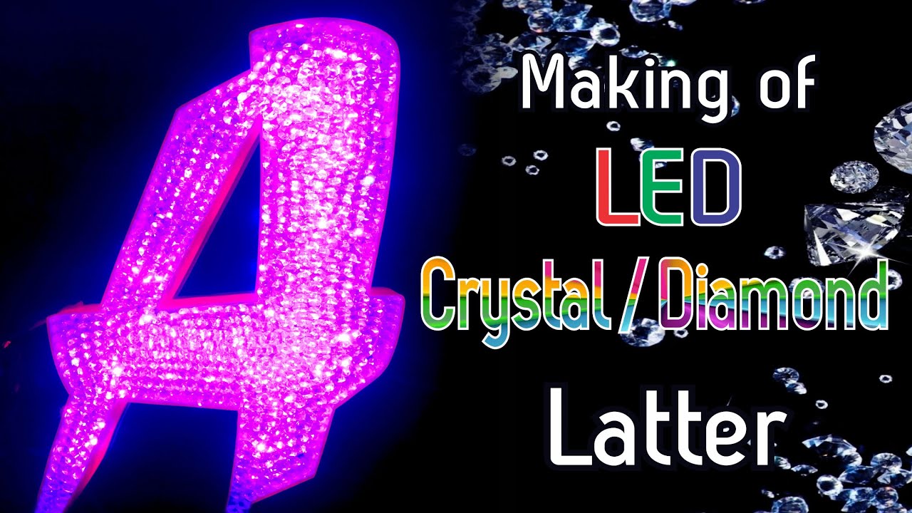 Making of 3D LED Crystal / Diamond Latter