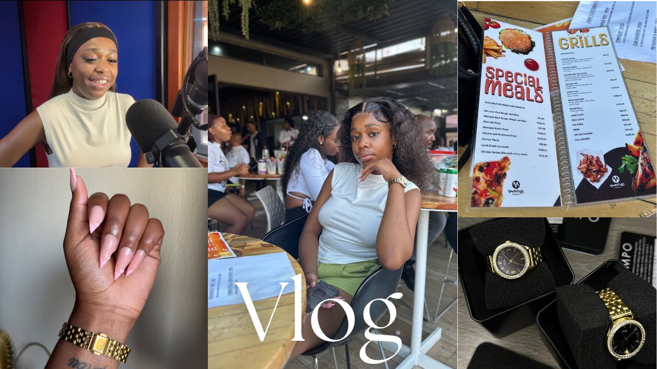 Messy Vlog: Radio Interview(I’m a BIG story)|Lunch With My Friend| Nail Appointment|SA YouTuber