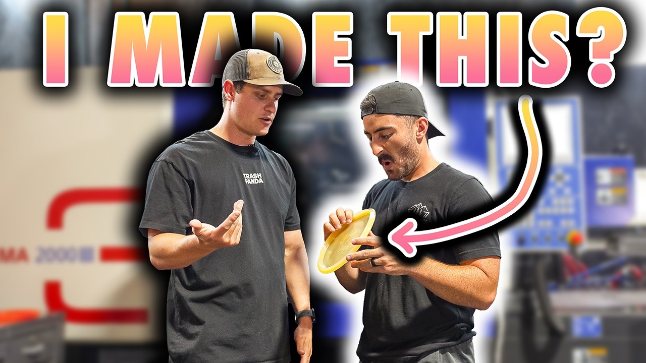 I Worked for a Disc Golf Manufacturer for a Day! w/ @TrashPandaDiscGolf