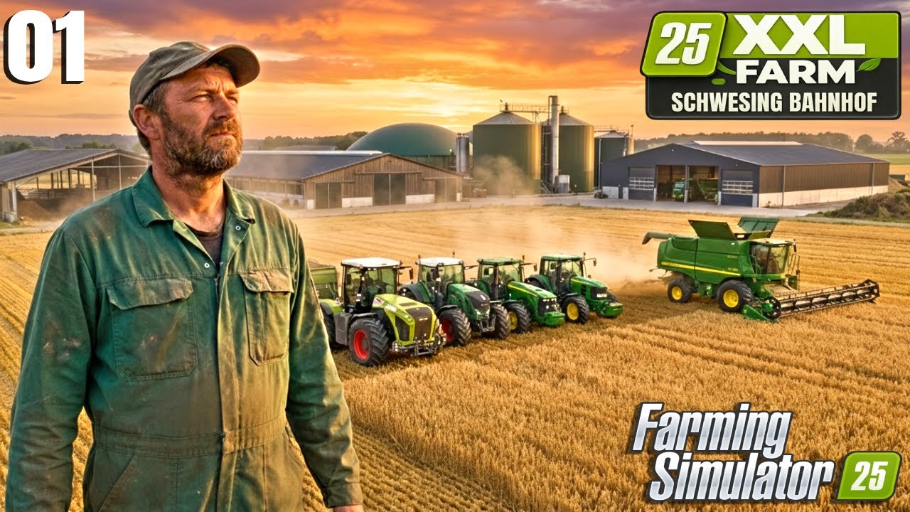 Starting The Ultimate XXL Farm Project! │FS25│XXL FARM│Timelapse #1