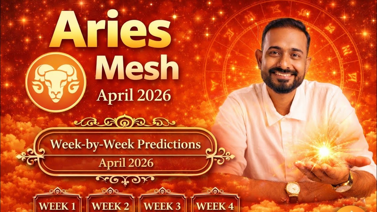 #AriesApril2026!! Aries/Mesh  April 2026 – Week by Week Predictions 🔮