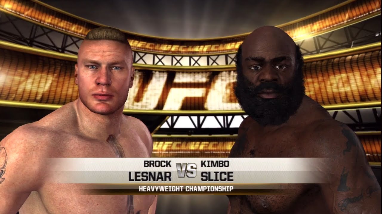 UFC Undisputed 2010 Gameplay Brock Lesnar vs Kimbo Slice