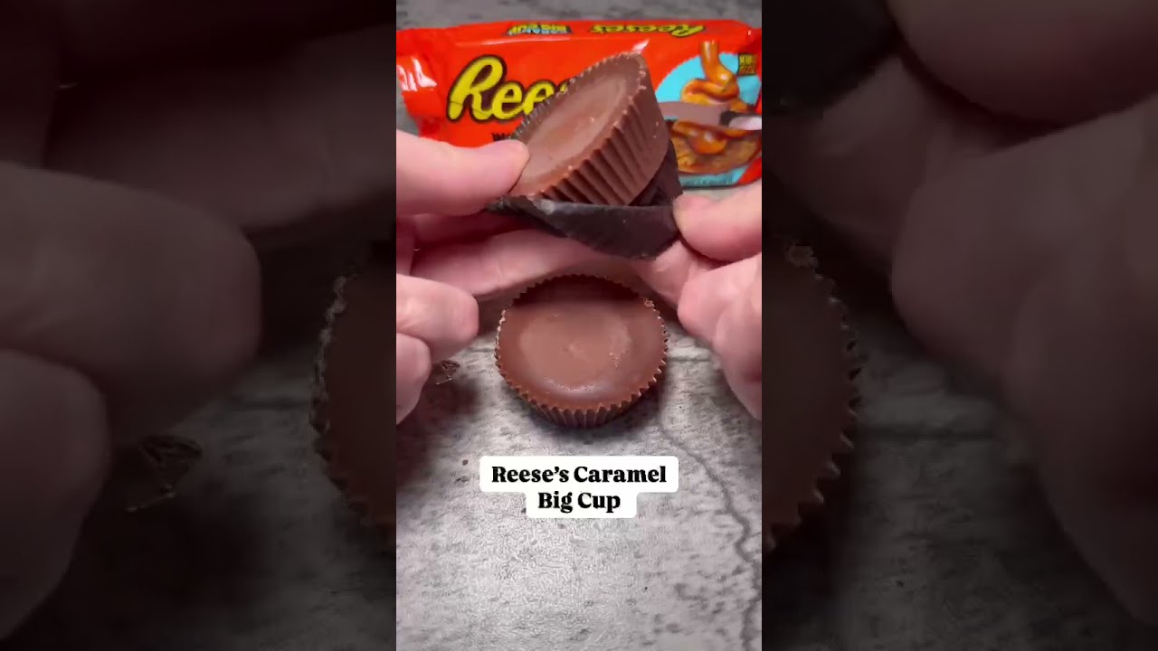 REESE'S Big Cup #reeses #peanutbutter #caramel #chocolate #candy