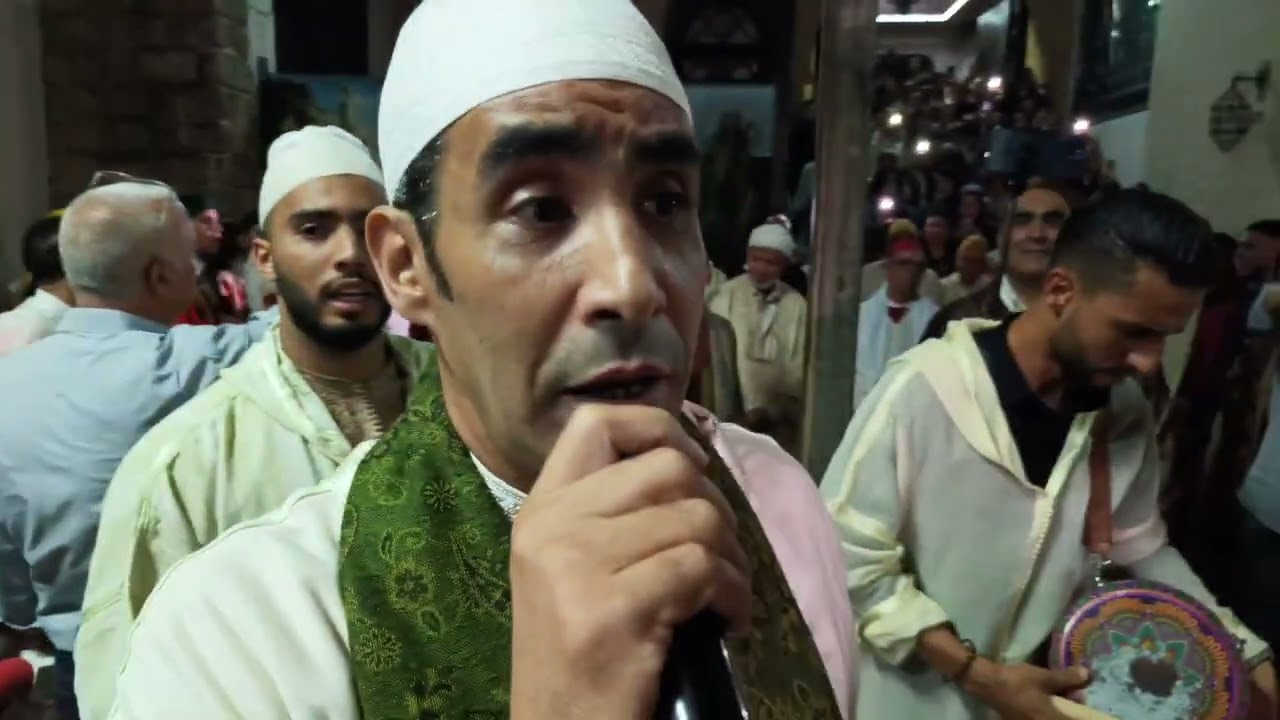 حفل طائفة العيساوية. بمناسبة عيد المولد النبوي الشريف الركب الفيلالي برآسة المقدم عبد العالي المرابط
