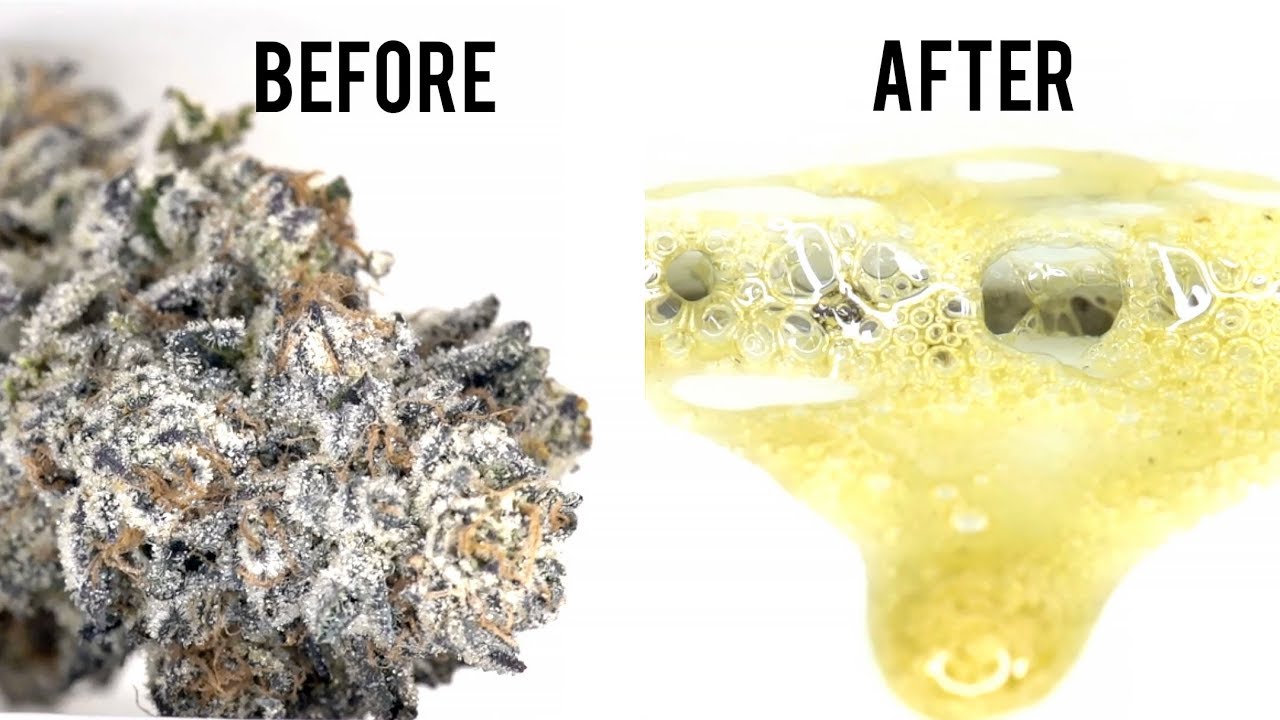 ROSIN SMASHING A FROSTY DANK NUG OF ORANGE COOKIE DOUGH