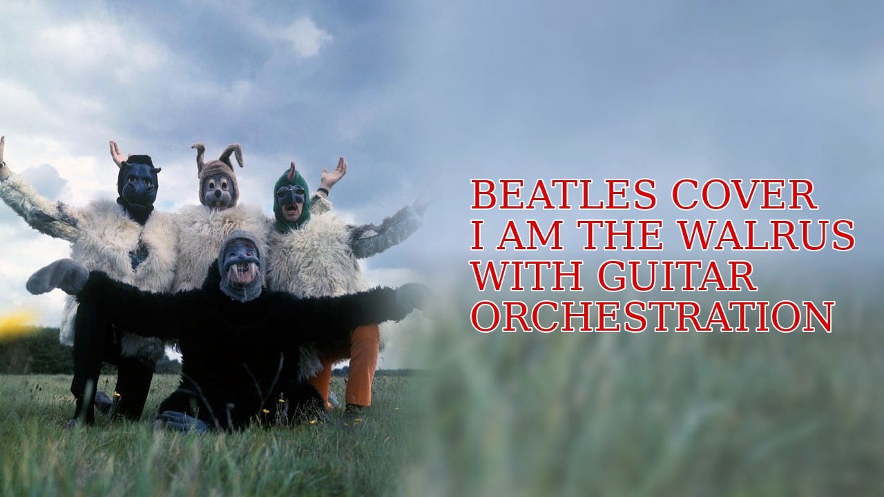 BEATLES COVER - I AM THE WALRUS  - WITH GUITAR ORCHESTRATION