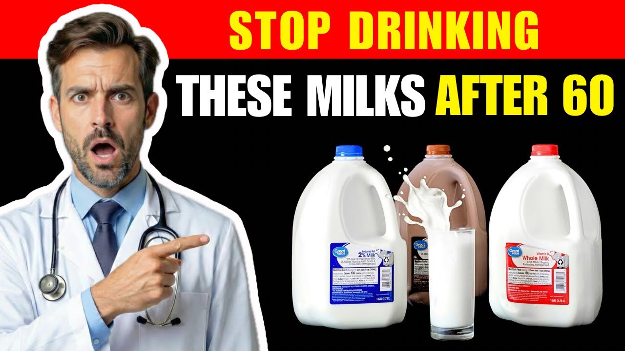 Doctors Warn: STOP Drinking THESE 4 Milks After 60 | Longevity Doctor 