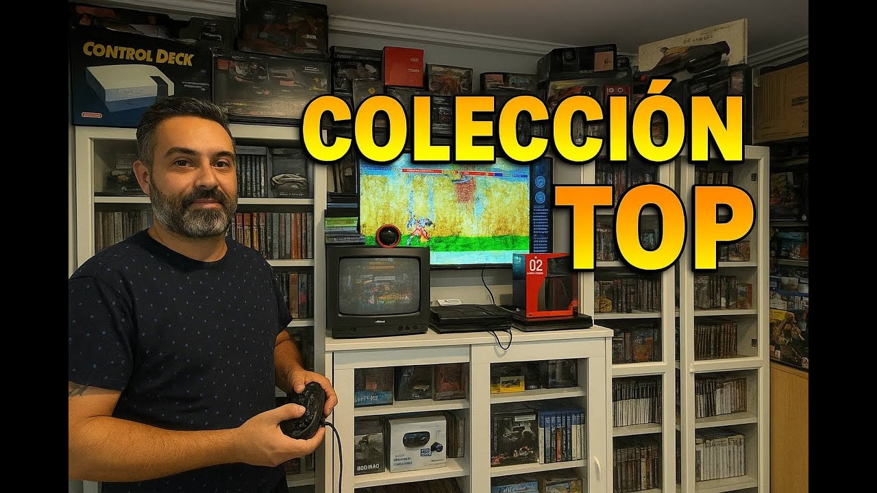 &iexcl;Mira esta incre&iacute;ble colecci&oacute;n de videojuegos retro!