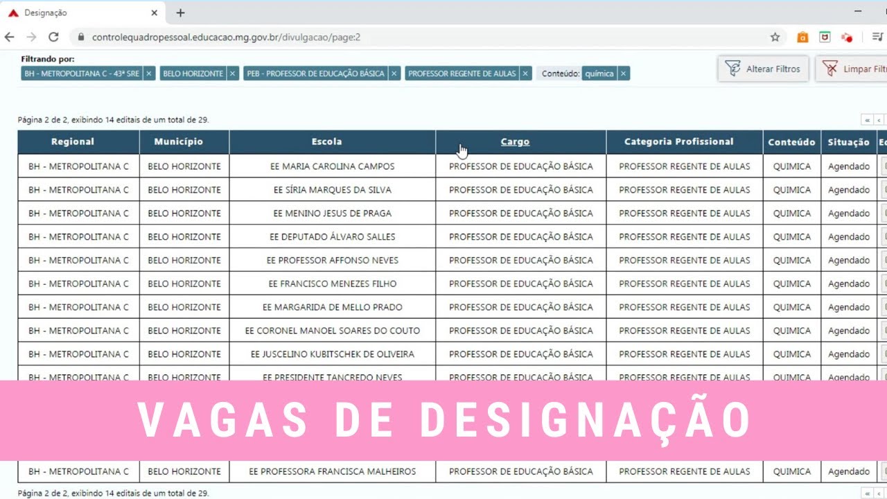 Como fazer a inscrição para a designação? I Você só dá aula?