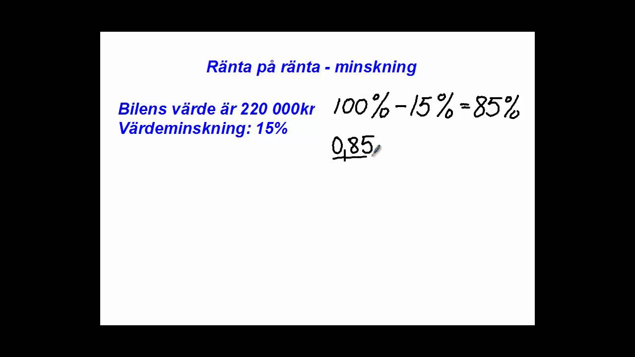 Mattebettan - R&auml;nta p&aring; r&auml;nta