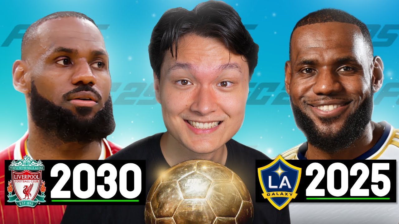 Jag spelade Lebron James fotbollskarriär i FC25!