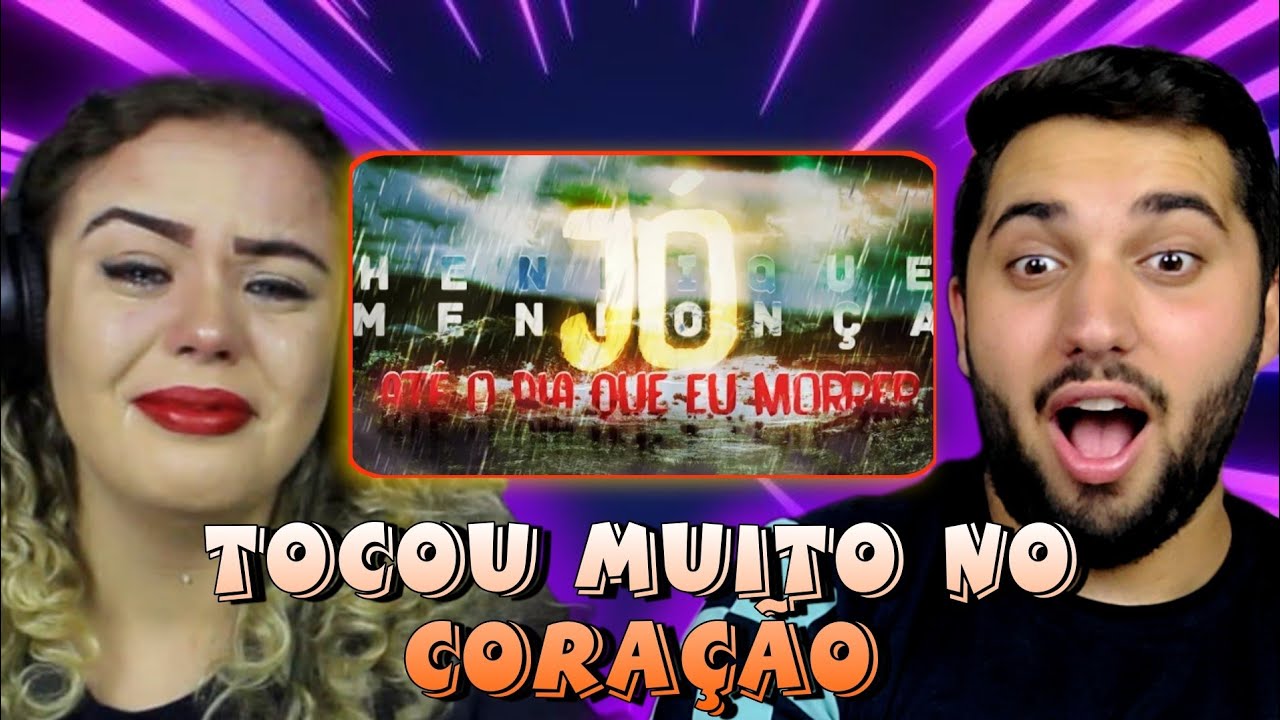 REACT - Rap de Jó - ATÉ O DIA QUE EU MORRER (CLIPE) | Henrique Mendonça