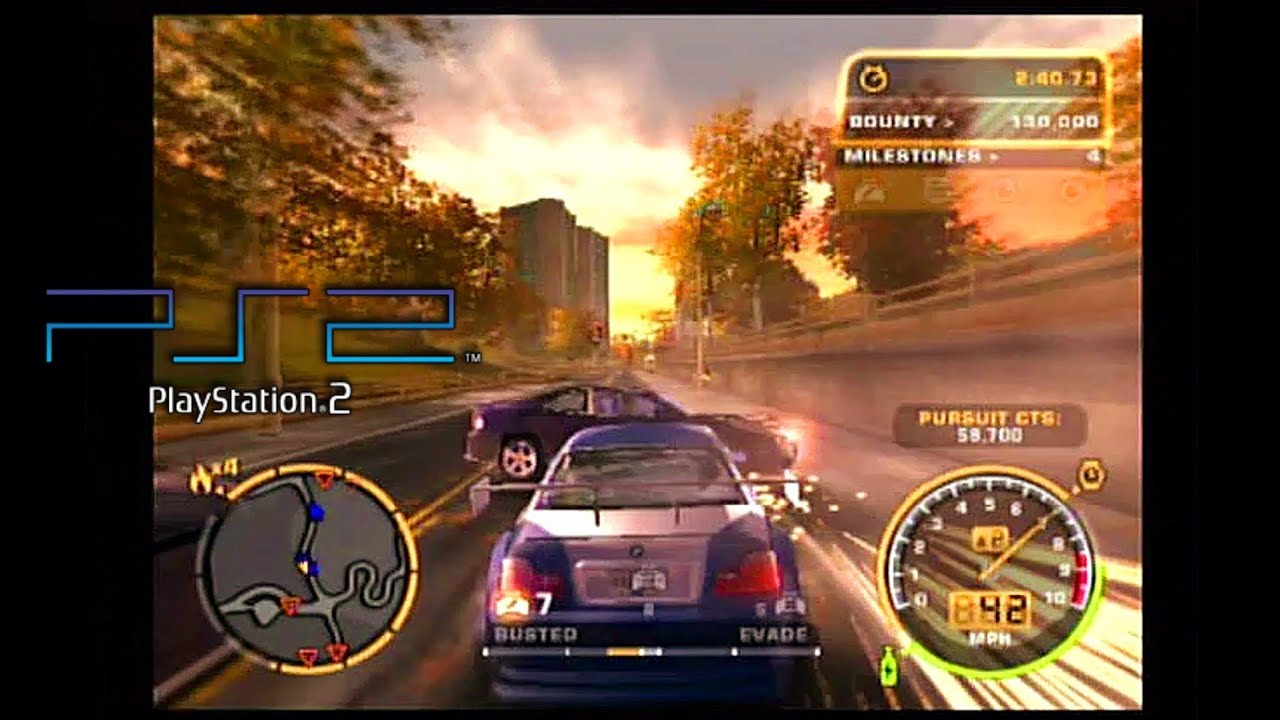 Need For Speed MOSTWANTED  PS2 Gameplay [HD]