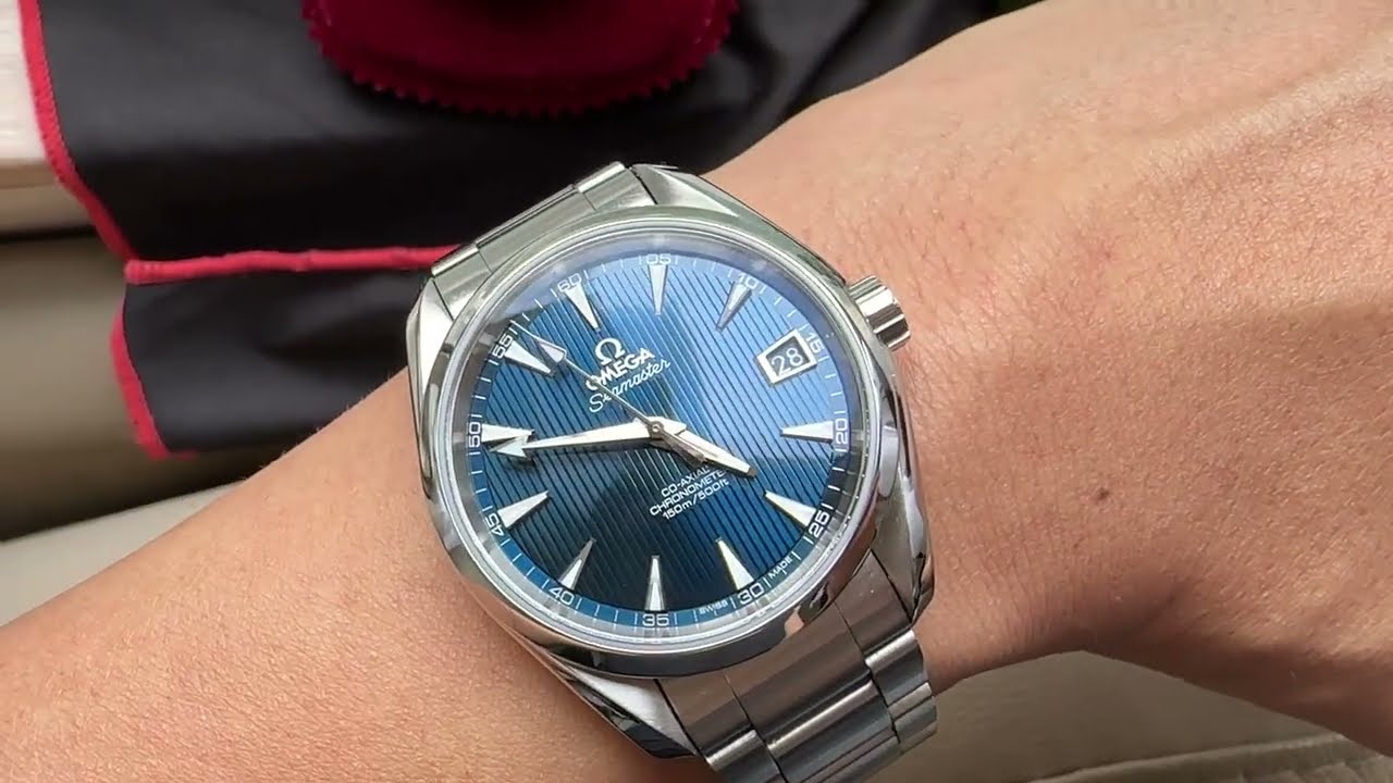 經典中嘅經典- omega Aqua Terra￼ 38.5 Skyfall 007 midnight blue!