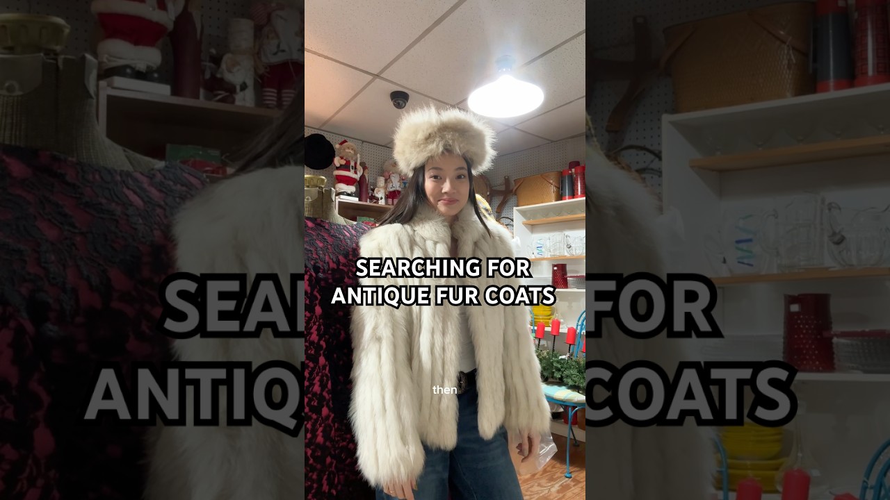 I FOUND THE BEST ANTIQUE FUR COAT COLLECTION!! BUT IM BROKE!!